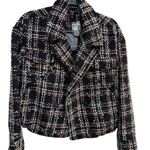 Kate Spade Black Plaid Women's Jacket